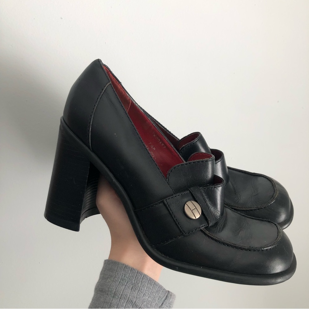 Vintage Tommy Hilfiger Chunky Loafer Heels